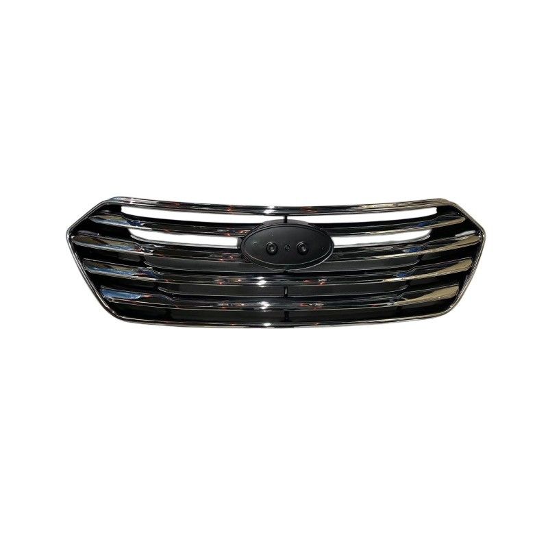 13-16 Moderna parrilla delantera de Santa Fe en negro y cromo con ojo único 86350B8000